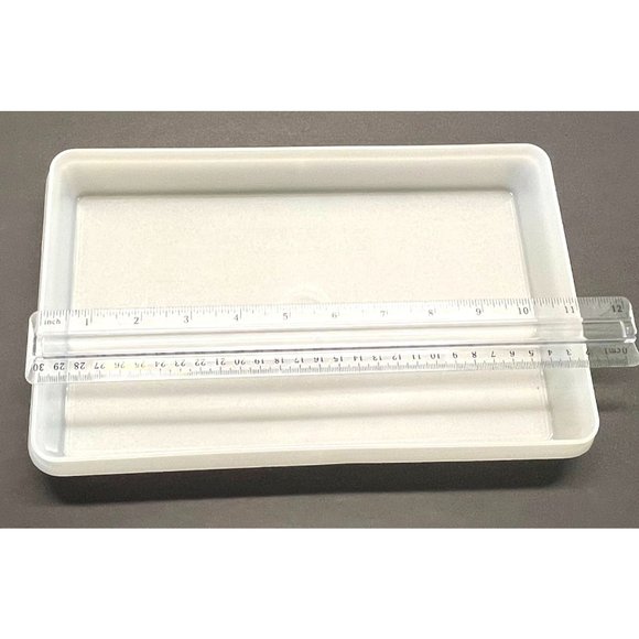 Vintage Tupperware Rectangular Bacon Deli Cold Cuts Keeper 794-12 with Lid - Picture 2 of 13